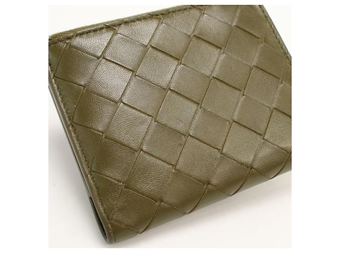 Cartera Bi-Fold Bottega Veneta en Khaki Caqui - vista 8