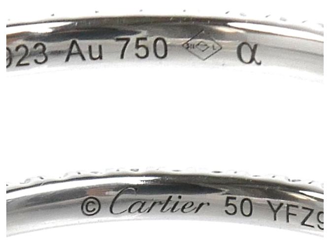 Cartier 18K Weißgold Diamantring - Ansicht 5