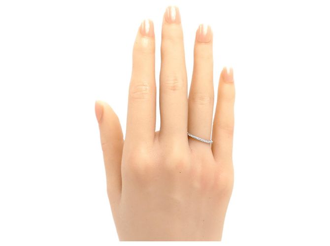 Cartier 18K Weißgold Diamantring - Ansicht 7