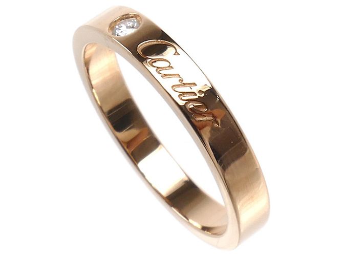 Anello C de Wedding in oro rosa 18K Cartier - vista 2
