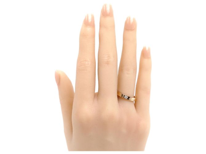 Anello C de Wedding in oro rosa 18K Cartier - vista 7