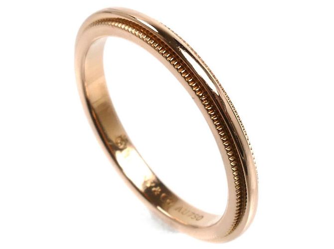 Tiffany & Co Tiffany 18K Roségold Milgrain Ring - Ansicht 2