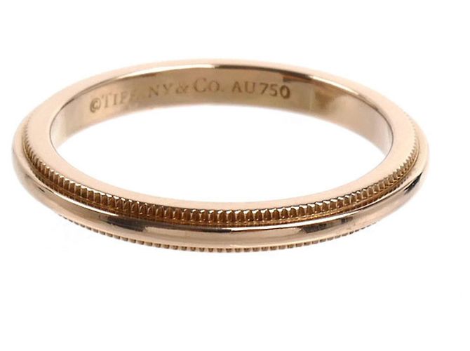 Tiffany & Co Tiffany 18K Roségold Milgrain Ring - Ansicht 3