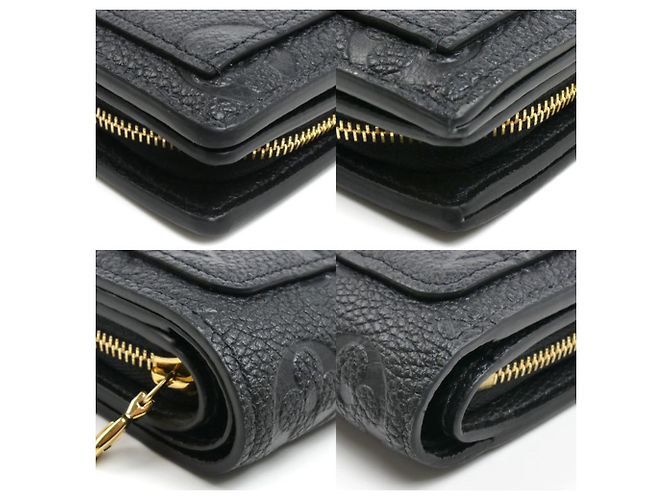 Cartera bi-fold Louis Vuitton Portefeuille Claire Negro - vista 6