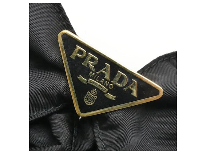 Barrette in poliammide riciclata Prada Nero - vista 6