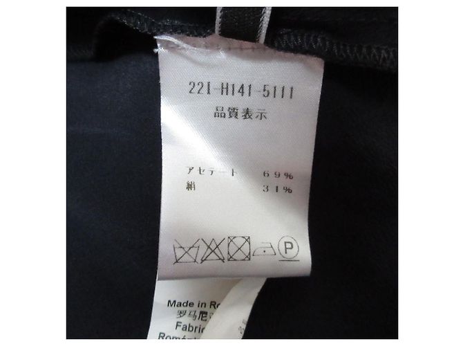 Autre Marque N°21 Gerafftes Kleid Blau Marineblau - Ansicht 10