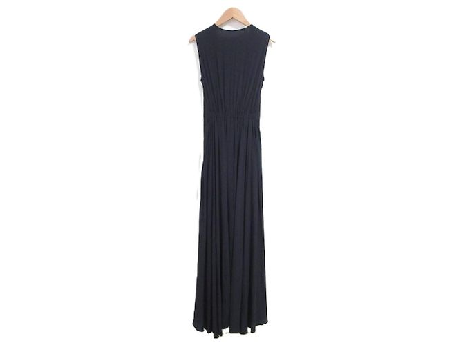 Autre Marque N°21 Gerafftes Kleid Blau Marineblau - Ansicht 2
