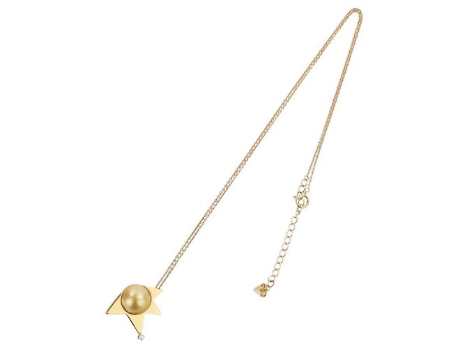 Collana Comet Plus TASAKI in Au750 con perla dorata D'oro - vista 16