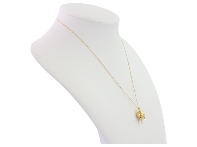 Collana Comet Plus TASAKI in Au750 con perla dorata D'oro - vista 6