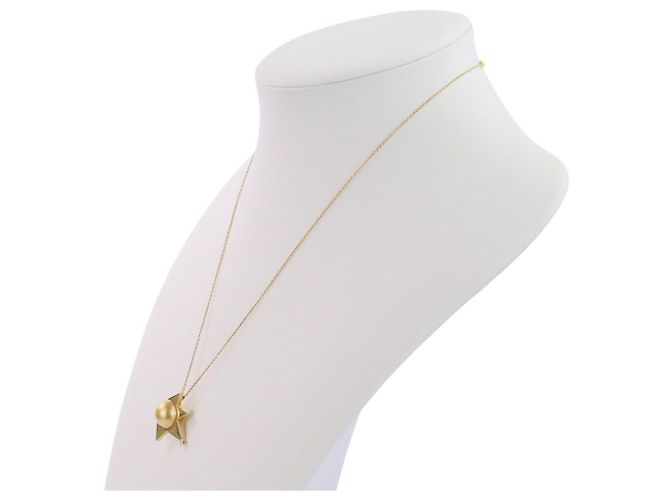 Collana Comet Plus TASAKI in Au750 con perla dorata D'oro - vista 7