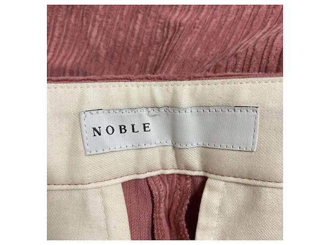 Autre Marque Noble Cord-Crop-Hose Pink - Ansicht 3