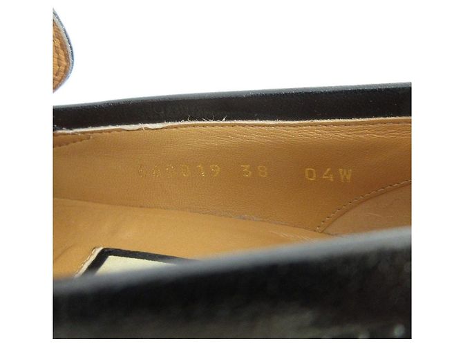 Gucci Webline Leder Loafer Pumps Schwarz - Ansicht 6