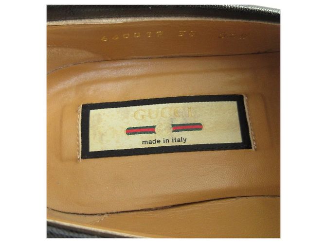 Gucci Webline Leder Loafer Pumps Schwarz - Ansicht 9