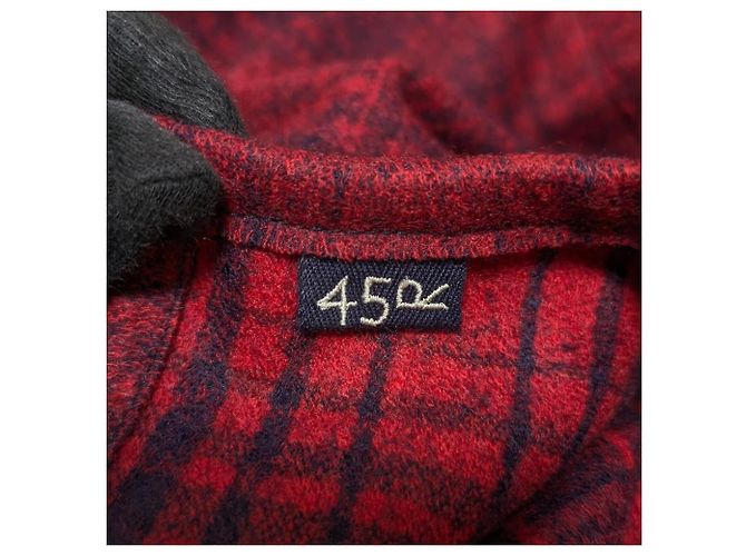 Autre Marque Jersey-Flanellkleid 45R Rot - Ansicht 6