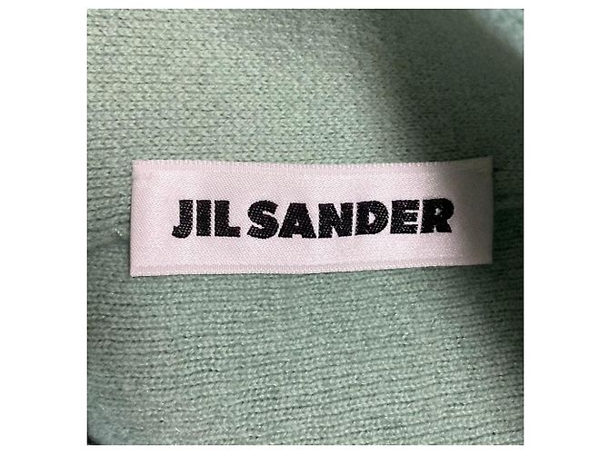 Jil Sander Maxi-Strickrock aus Virgin Wool und Kaschmir Grün - Ansicht 3