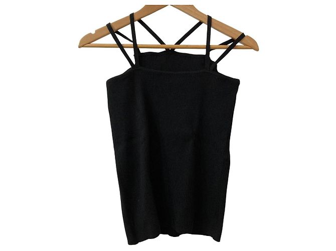 Autre Marque N. Natural Beauty Basic Rippstrick-Ensemble Cardigan Schwarz - Ansicht 6