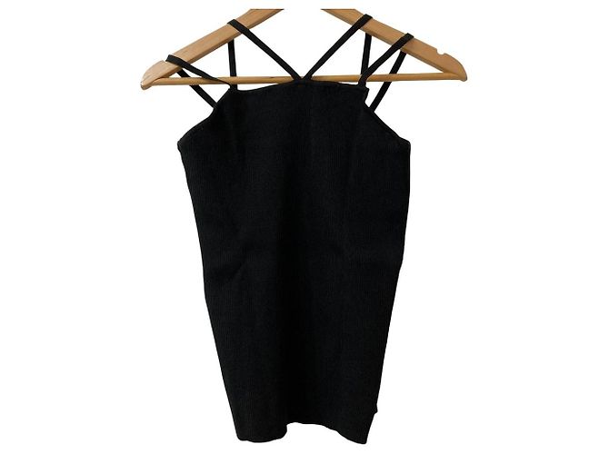 Autre Marque N. Natural Beauty Basic Rippstrick-Ensemble Cardigan Schwarz - Ansicht 7