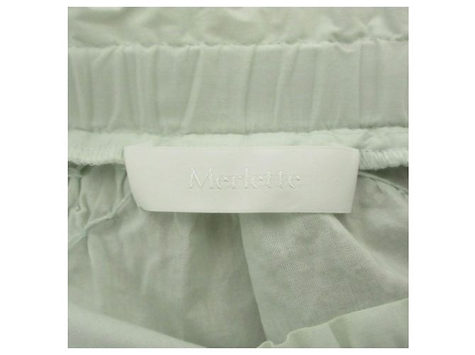 Autre Marque Camicetta a maniche lunghe con spalle scoperte in cotone MARLE di Merlette Verde - vista 3