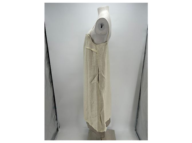 Trussardi Jeans Leinenkleid Beige M - Ansicht 3