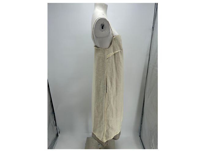 Trussardi Jeans Leinenkleid Beige M - Ansicht 4