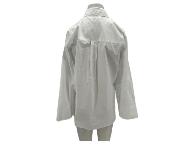 Autre Marque Camisa blanca de algodón LEVETE Blanco - vista 2