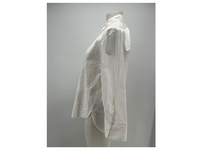 Autre Marque Camisa blanca de algodón LEVETE Blanco - vista 3