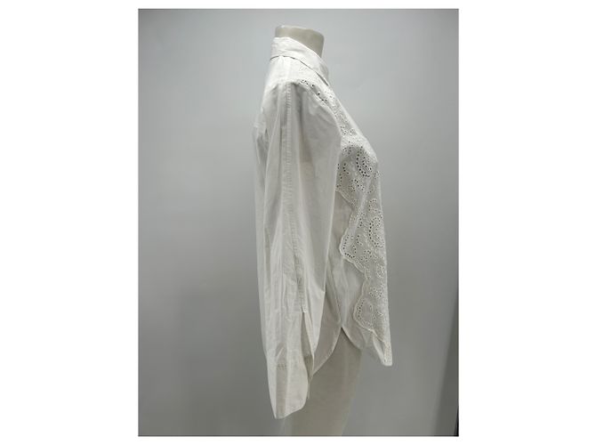 Autre Marque Camisa blanca de algodón LEVETE Blanco - vista 4