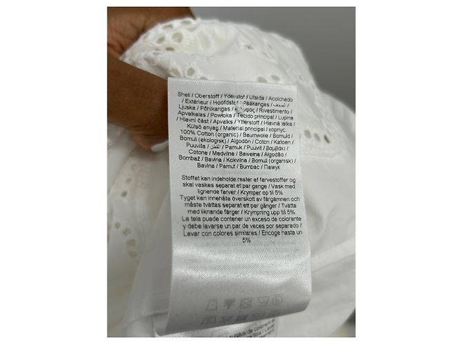 Autre Marque Camisa blanca de algodón LEVETE Blanco - vista 6