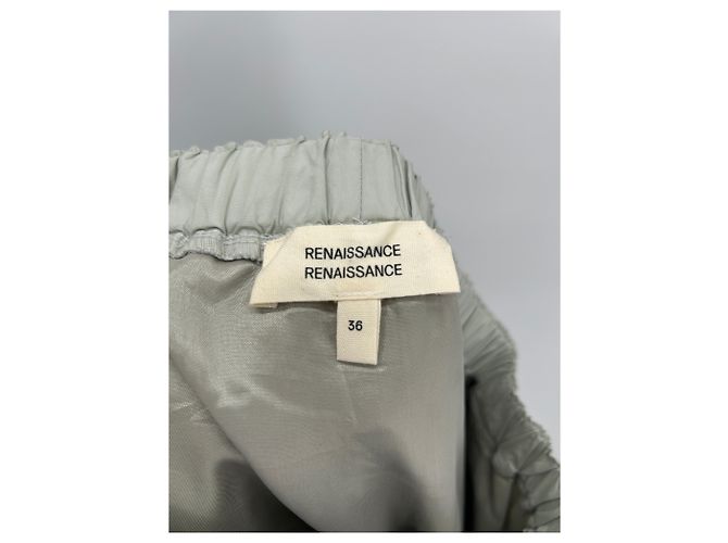 Autre Marque Falda de algodón gris RENAISSANCE RENAISSANCE - vista 3