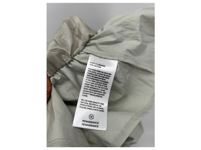 Autre Marque Falda de algodón gris RENAISSANCE RENAISSANCE - vista 4