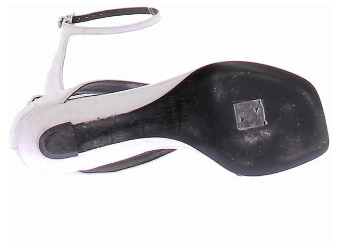Autre Marque Sandali con listini bianchi Bianco - vista 5