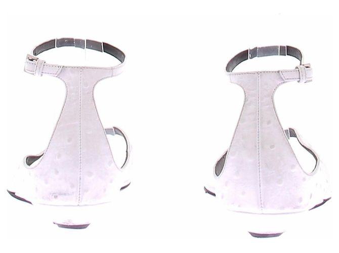 Autre Marque Sandali con listini bianchi Bianco - vista 7