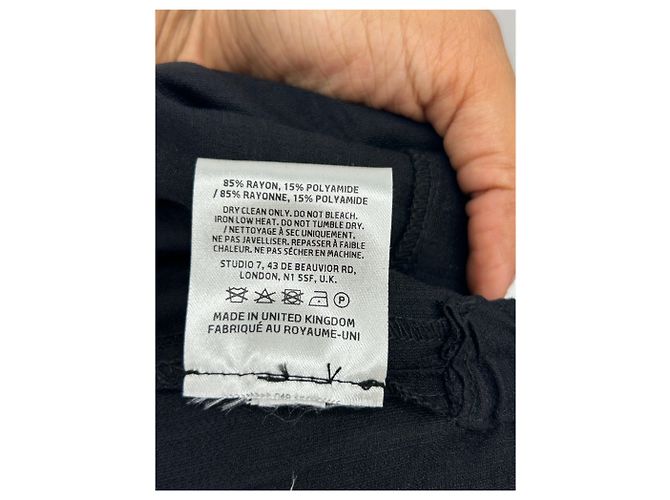 Autre Marque Vestido desmontable negro EUDON CHOI - vista 7