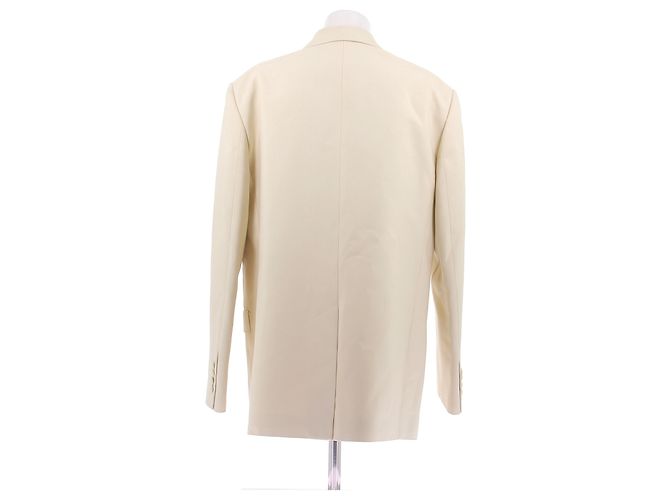 Blazer in cotone ecru Céline Beige - vista 2