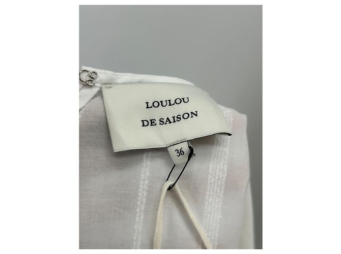 Autre Marque Abito chemisier bianco LOULOU DE SAISON - vista 5