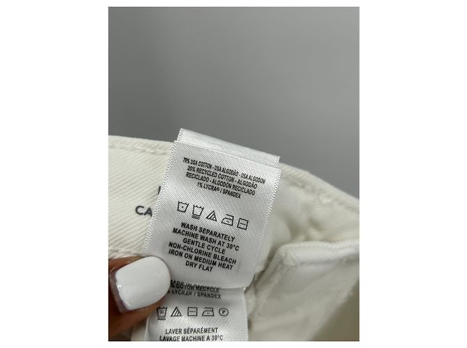 Autre Marque DL1961 Capri-Jeans weiß - Ansicht 4