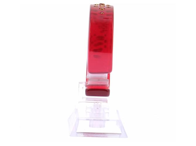 Dior Bracciale in PVC rosso - vista 2