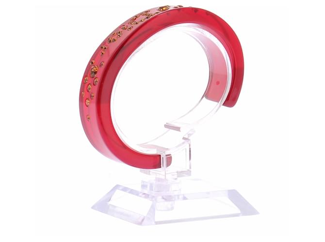 Dior Bracciale in PVC rosso - vista 3