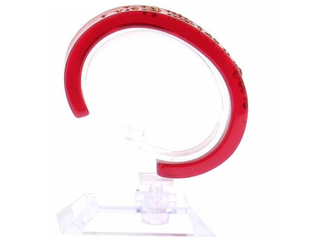 Dior Bracciale in PVC rosso - vista 4