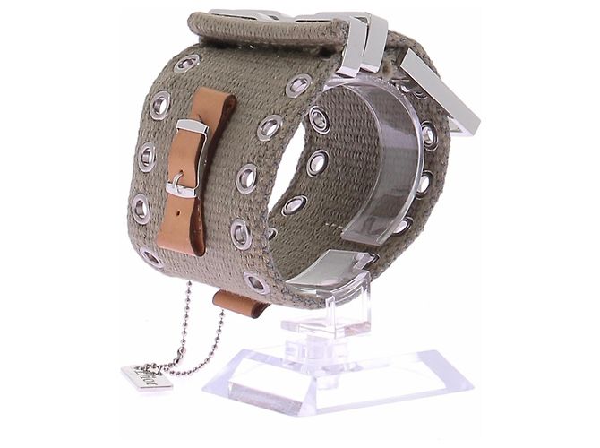 Dior Bracciale in tela kaki Cachi - vista 2