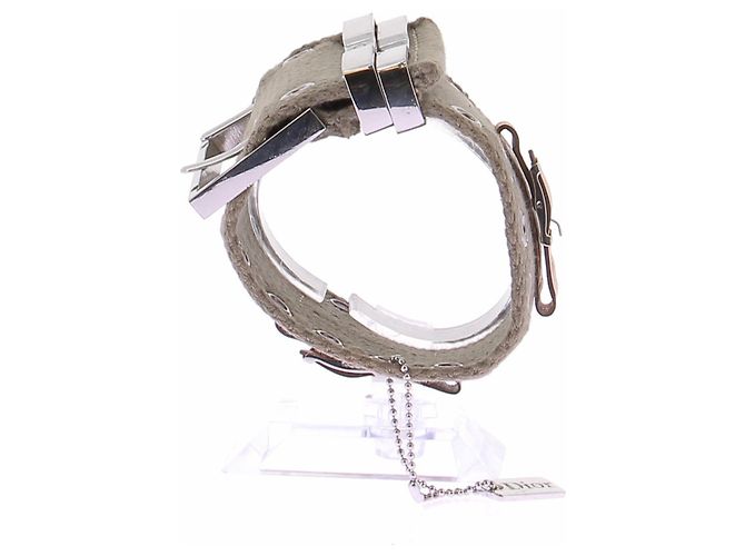 Dior Bracciale in tela kaki Cachi - vista 4