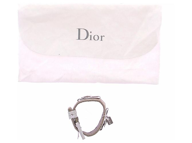 Dior Bracciale in tela kaki Cachi - vista 6