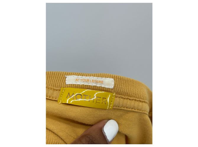 Camiseta de algodón amarilla Mother Amarillo - vista 5