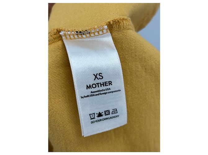 Camiseta de algodón amarilla Mother Amarillo - vista 6