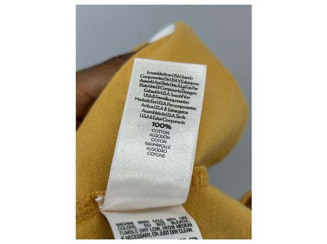 Camiseta de algodón amarilla Mother Amarillo - vista 7