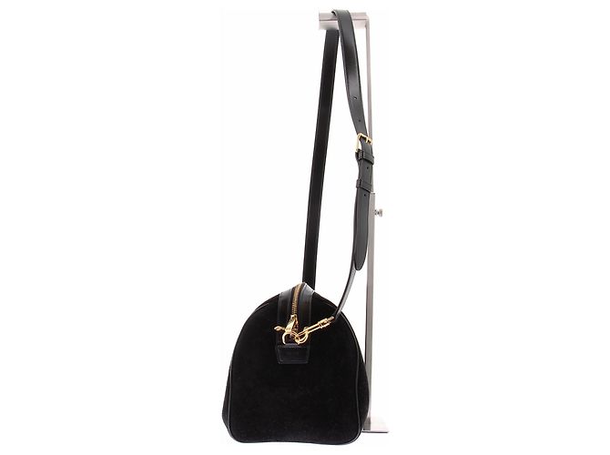 Céline Borsa a mano in pelle Boston Nero - vista 5