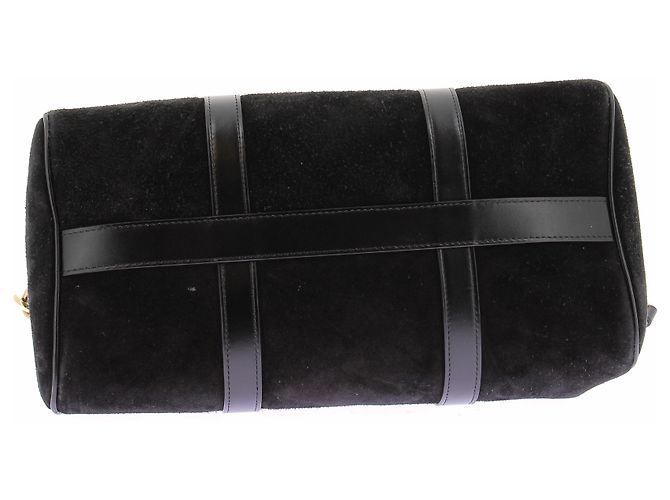 Céline Borsa a mano in pelle Boston Nero - vista 6