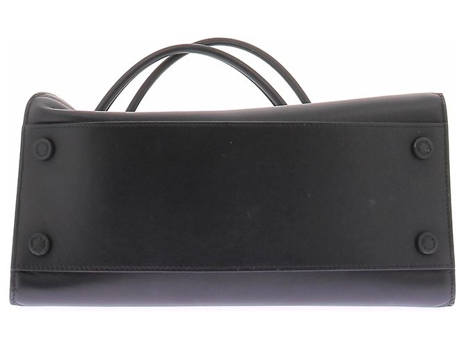 Victoria Beckham Borsa a mano in pelle nera Nero - vista 6