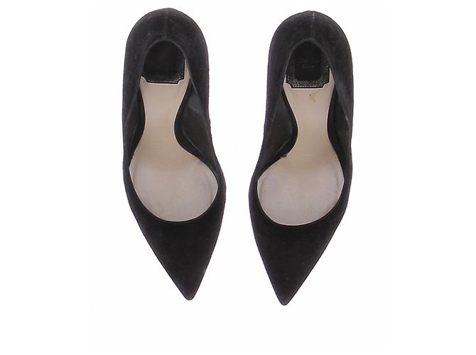 Dior Décolleté in scamosciato neri Nero - vista 4