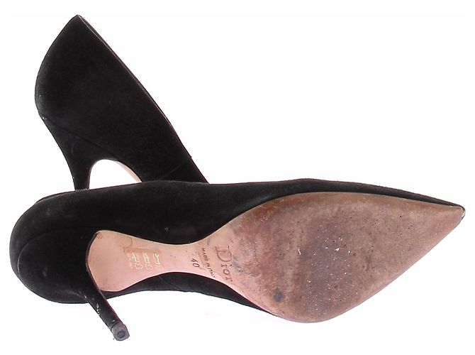 Dior Décolleté in scamosciato neri Nero - vista 5